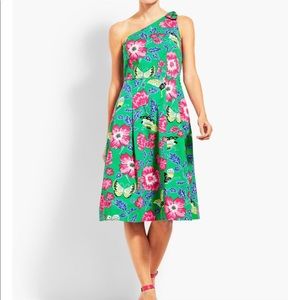 NWT Talbots rsvp Green butterfly dress